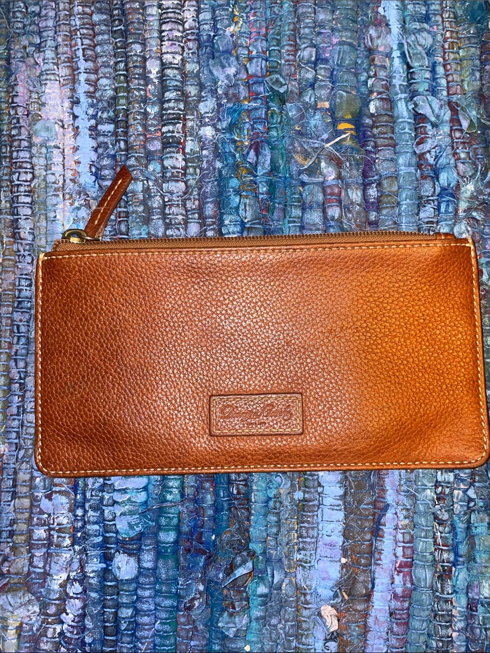 Dooney & Bourke Brown Leather Clutch